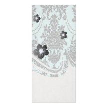 rosas de damasco azules claros y black.ai diseños de tarjetas publicitarias