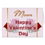 Rosas de la tarjeta del día de San Valentín - mamá