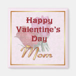 Rosas de la tarjeta del día de San Valentín - mamá Imanes De Nevera
