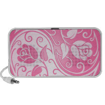 Rosas de Yin Yang, rosados Mini Altavoces