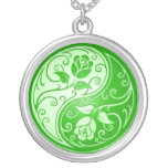 Rosas de Yin Yang, verdes Grimpola