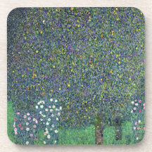 Rosas debajo de los árboles, c.1905 posavaso