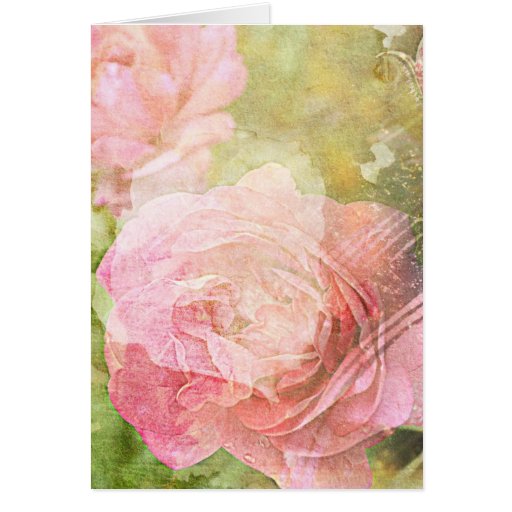 Rosas dulces tarjetón