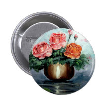 Rosas en un florero pin