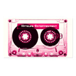 Rosas fuertes (chica) Mixtape Plantilla De Tarjeta De Visita