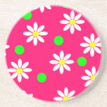 Rosas fuertes con el práctico de costa del modelo  posavasos manualidades