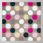 ROSAS FUERTES de los LUNARES 7096_polka-dots-44-pi Impresiones