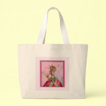 Rosas fuertes y pavo real de Marie Antonieta bolsas