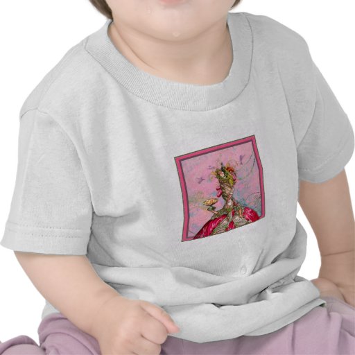 Rosas fuertes y pavo real de Marie Antonieta Camisetas