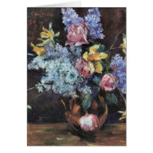 Rosas, lilas y narcisos de Lovis Corinto Felicitacion