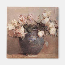 Rosas pálidos - imán