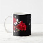 Rosas para la mamá tazas de café