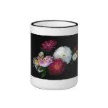 Rosas pasados de moda tazas de café