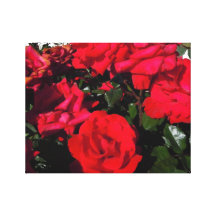 Rosas rojos de la serie I color de rosa Impresiones De Lienzo