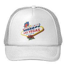 Rosas rojos de Las Vegas que casan el casquillo Gorras De Camionero