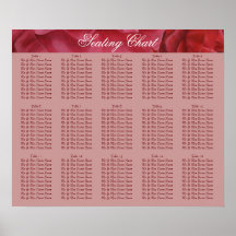 Rosas rojos elegantes elegantes del boda que asien poster