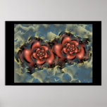 rosas rojos poster