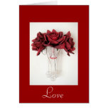 Rosas rojos tarjetas