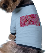 rosas ropa de mascota