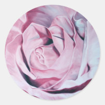 Rosas rosados elegantes románticos del vintage ele pegatinas  