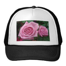 Rosas rosados gorro