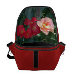 Rosas rosados rojos coralinos bolsa de mensajeria 
