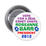 Roseanne Barr para el botón del presidente