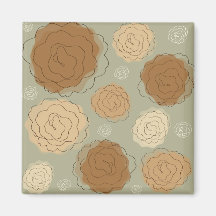 Roses Abstract Kühlschrankmagnet