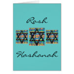 ¡Rosh feliz Hashanah! - Estrella del mosaico de Da Tarjetas