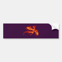roter Drache red dragon Autosticker
