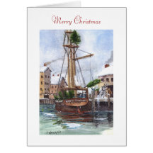 Rouse Simmons de la nave del árbol de navidad Tarjetas