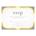 RSVP adaptable que casa la tarjeta de la respuesta Comunicado