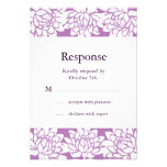 RSVP floral y moderno Anuncio
