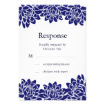 RSVP floral y moderno Comunicados Personalizados