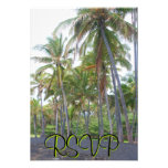 RSVP que casa las palmeras en la playa Anuncio