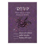 RSVP romántico oscuro Anuncio Personalizado