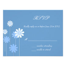 RSVP - tarjeta de la respuesta del boda de la marg Invitación Personalizada
