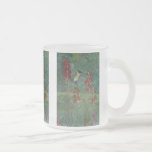 Rubí-garganta y flor cardinal tazas