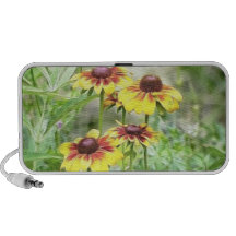 Rudbeckias del jardín de la frontera mini altavoces