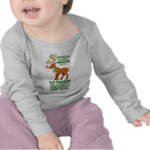 Rudolph ambientalmente consciente camisetas