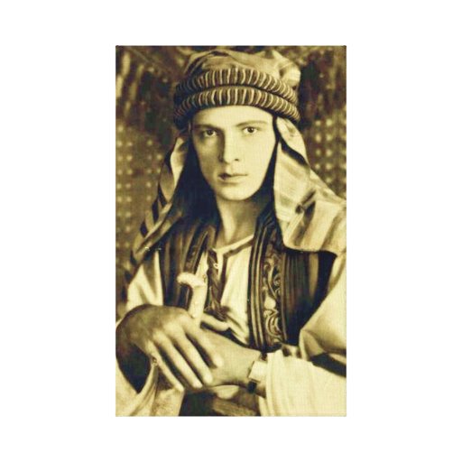 Rudolph Valentino Lona Envuelta Para Galerías