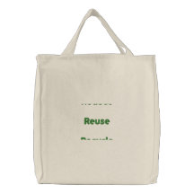 Ruduce ReuseRecycle Bolsa De Mano Bordada