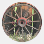 Rueda de carro afortunada pegatinas  