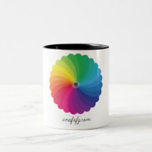 Rueda de color tazas
