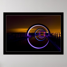 Rueda de Falkirk, Escocia Poster