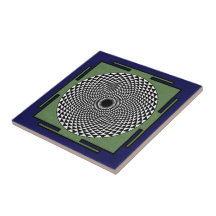 rueda de rezo de la mandala azulejos ceramicos