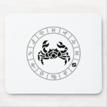 Rueda Mousepad del cáncer y del zodiaco