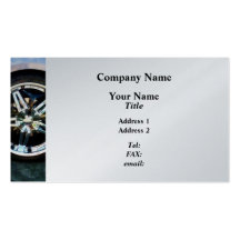 Ruedas brillantes - platino tarjeta personal