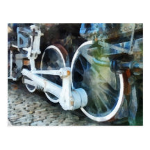 Ruedas del tren postales
