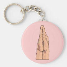 Ruegue las manos de rogación del rezo llaveros personalizados